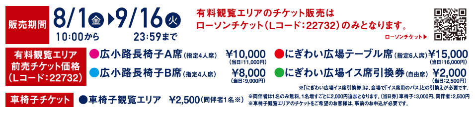 前売チケット価格